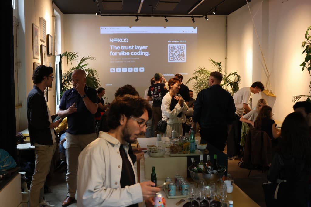 NEKOD public launch at Amsterdam Tech Week, Canal Clubhouse